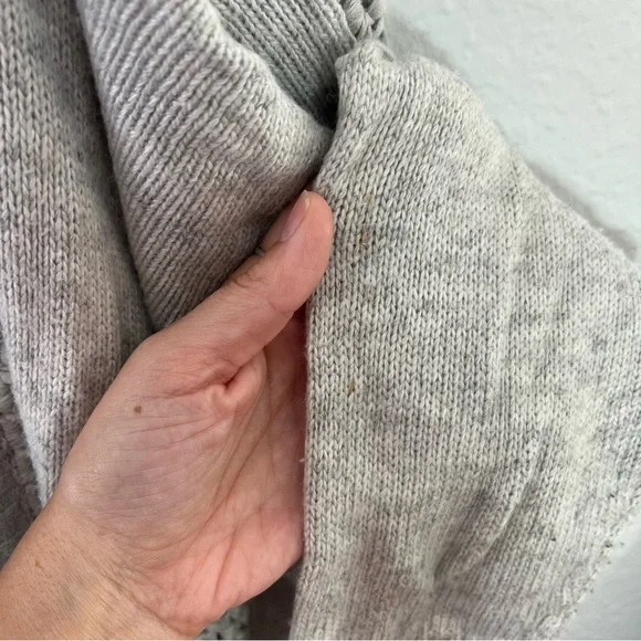 Sundance Light Grey Open Front Knit Cardigan Size XL - Picture 16 of 16